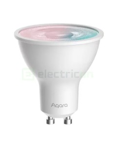 Bec Led RGB - Bec smart multicolor - soclu GU10, flux 450 Lumeni, Thread, Zigbee - Aqara Bulb T2 RGB GU10