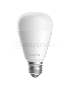 Bec Led - Bec smart - soclu E27, flux 1100 Lumeni, Thread, Zigbee, lumină albă - Aqara Bulb T2 White