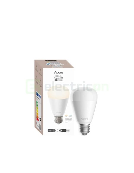Bec Led - Bec smart - soclu E27, flux 1100 Lumeni, Thread, Zigbee, lumină albă - Aqara Bulb T2 White