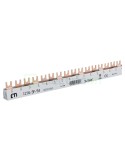Busbar - Baretă alimentare - 3P trifazat tip furcă 54M 16mm² (6x MCB 3P) 100A IZ16/3F/54 - ETI 002921063