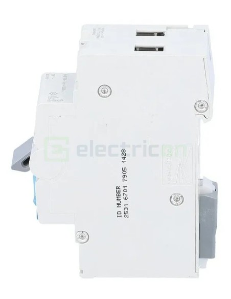 RCBO - Siguranță automată - Disjunctor cu protecție diferențială - tip A curba B 16A 10mA 6kA !P+N 2M - Hager ADA516D