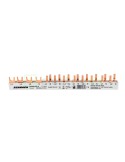 Busbar - Baretă alimentare - 4P trifazat 12M (1xRCCB 4P+ 8xMCB 1P+N 1M) - Amparo - Schrack BSA90169