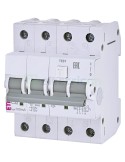 RCBO - Siguranță automată - Disjunctor cu protecție diferențială tip A curba C 32A 100mA 3P+N 4M KZS-4M - ETI 002174427