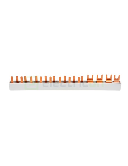 Busbar - Baretă alimentare - 4P trifazat 12M (1xRCCB 4P+ 8xMCB 1P+N 1M) - Amparo - Schrack BSA90169