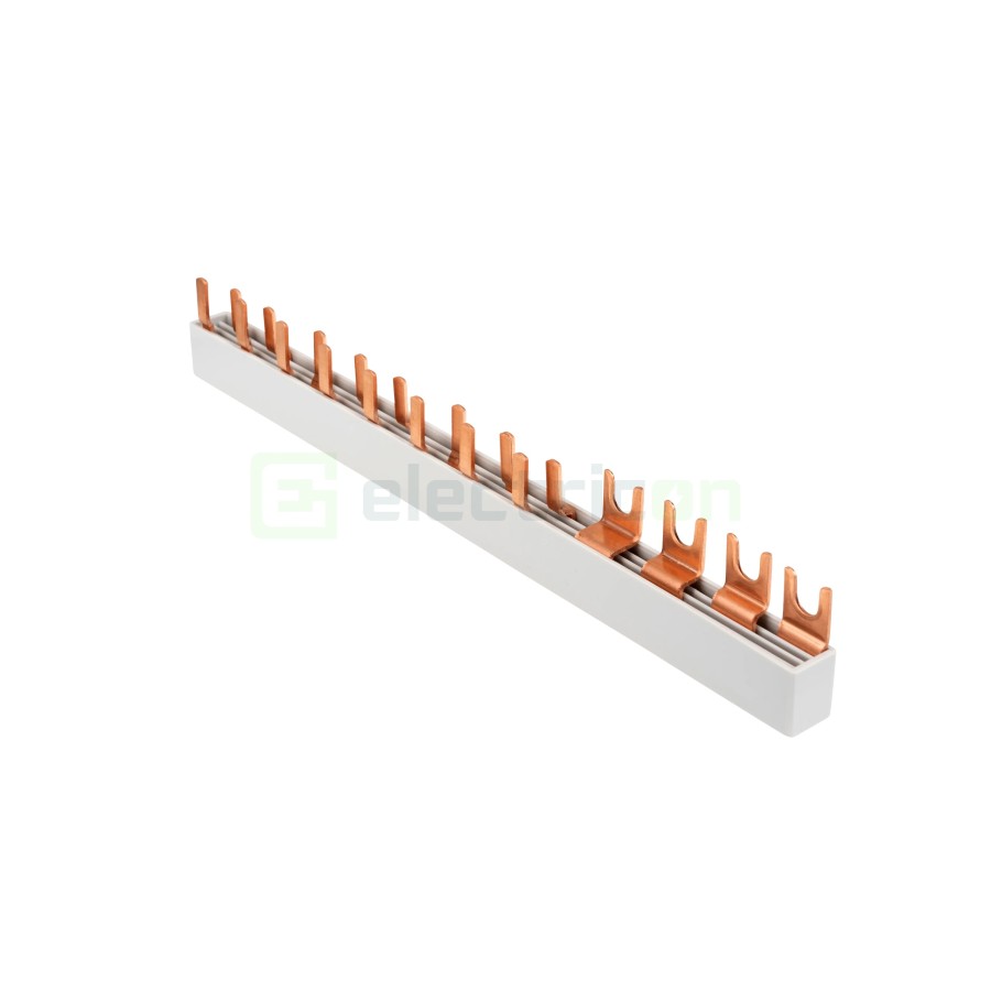 Busbar - Baretă alimentare - 4P trifazat 12M (1xRCCB 4P+ 8xMCB 1P+N 1M) - Amparo - Schrack BSA90169
