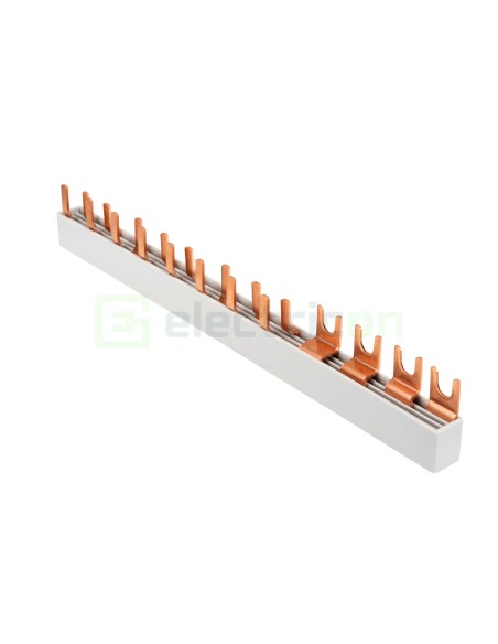 Busbar - Baretă alimentare - 4P trifazat 12M (1xRCCB 4P+ 8xMCB 1P+N 1M) - Amparo - Schrack BSA90169