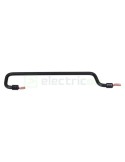 Busbar - Punte alimentare - 1P monofazat distanță între șine DIN 150mm conexiune pin/fază negru - Hager KC150