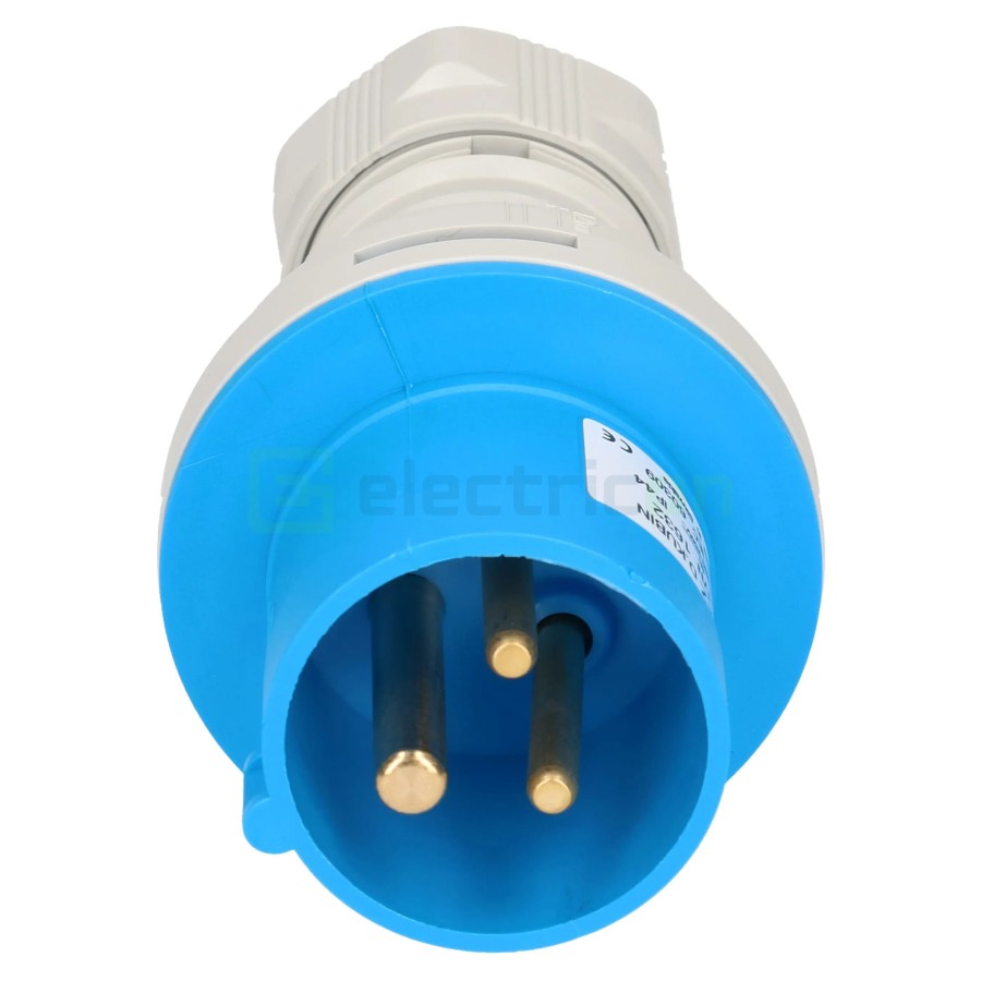 Fișă industrială - CEE 3 poli (2P+E) - mobil - 16A, IP44 - SEZ DK a.s. SEZ1001064100