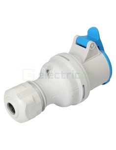 Fișă industrială - CEE 3 poli (2P+E) - mobil - 16A 230V - exterior - IP44 - SEZ DK as. IVN 1632 10010636.00 2