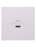 Ramă priză USB - alb - Berker S.1 48601909