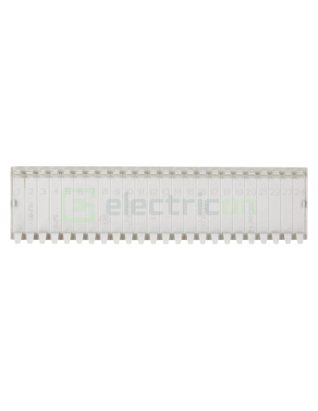 Capac modular - Bandă obturatoare 12M gri deschis - Hager VZ415