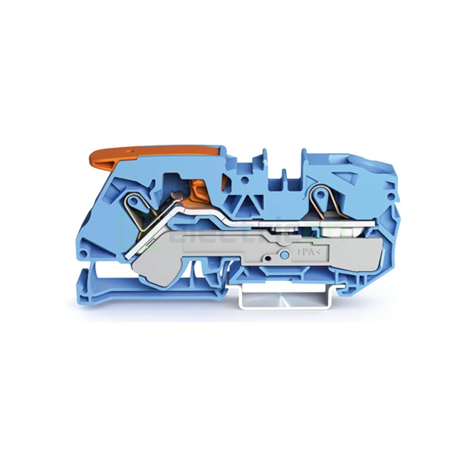Clemă șir 16mm² albastră WAGO 2116-1204 TOPJOB S