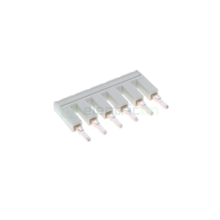 Jumper 6 căi izolat WAGO 2002-406 pentru cleme 2002