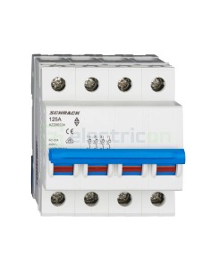 Separator - Comutator - 2 poziții  (0-1) 4P 4M 125A Amparo - Schrack AZ200224
