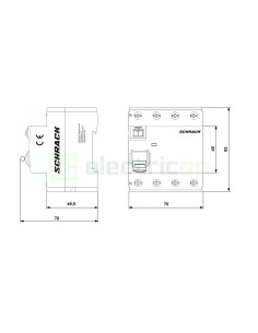 RCCB tip A selectiv 40A 300mA 4P Schrack Amparo 2