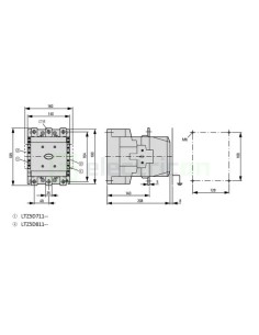 Contactor 3P 250A 2ND/2NI 230V ALEA II - Schrack LTD52553 2