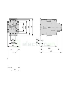Contactor 3P 65A 3ND 230V ALEA II - Schrack LTD26533 2