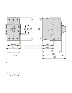 Contactor 3P 115A 3ND 230V ALEA II - Schrack LTD31133 2
