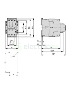 Contactor 3P 72A 3ND 230V ALEA II - Schrack LTD27233 2