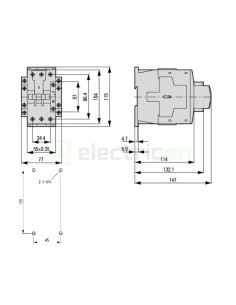 Contactor 3P 50A 3ND 230V ALEA II - Schrack LTD25033 2