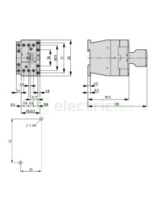 Contactor 3P 38A 3ND 230V ALEA II - Schrack LTD13813 2
