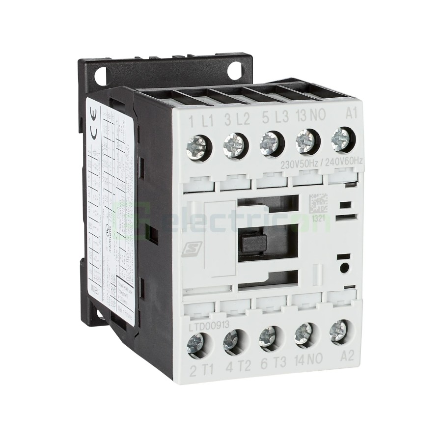 Contactor 3P 9A 3ND 230V ALEA II - Schrack LTD00913