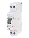 RCBO - Siguranță automată - Disjunctor cu protecție diferențială - tip A curba C 16A 30mA 6kA 1P+N 1M ETI 002176034