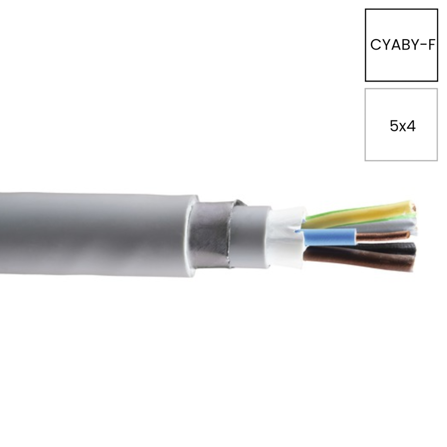 Cablu armat CYABYF 5x4mm²