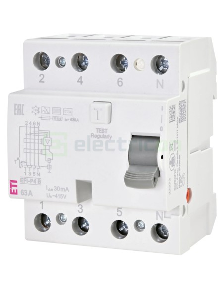 RCCB ETI tip B 63A 30mA - EFI-P4 002061953