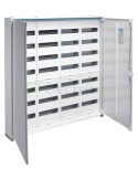 Tablou electric ABS - siguranțe - 336M (7x48) aparent ușă metalică Univers Hager FWB74S