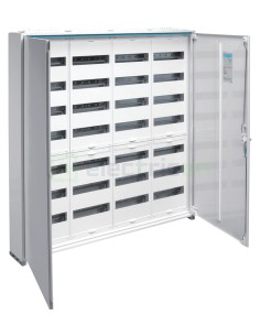 Tablou electric ABS - siguranțe - 336M (7x48) aparent ușă metalică Univers Hager FWB74S