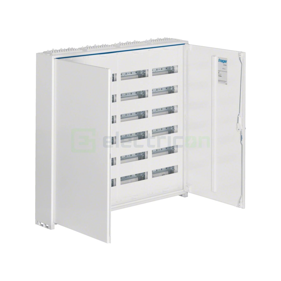 Tablou electric metalic - siguranțe - 288M (6x48) aparent Hager Univers FWB64S