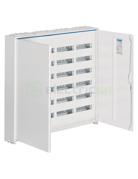 Tablou electric metalic - siguranțe - 288M (6x48) aparent Hager Univers FWB64S