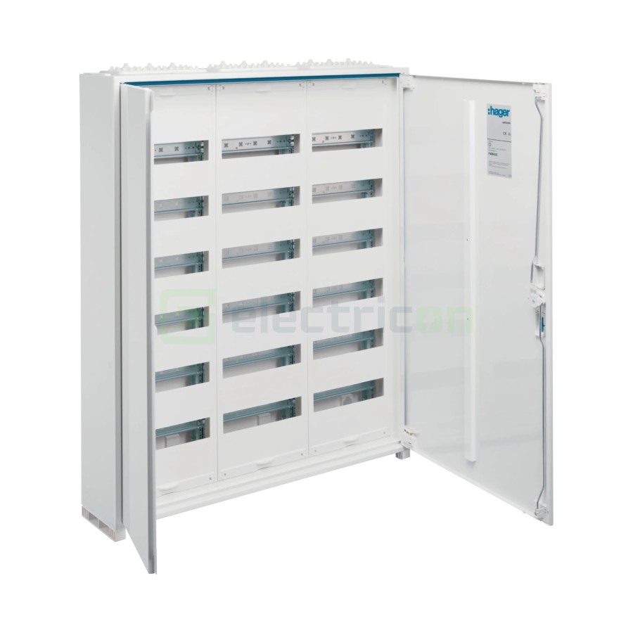 Tablou electric metalic - siguranțe - 216M (6x36) aparent Hager Univers FWB63S