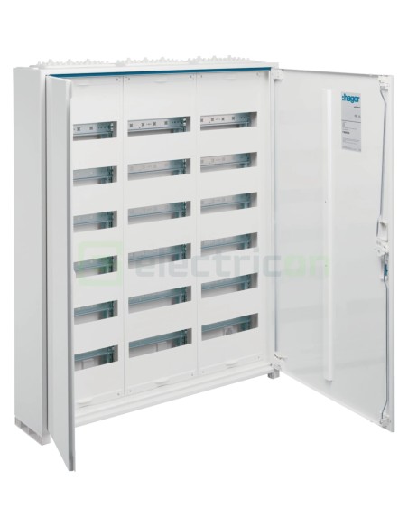 Tablou electric metalic - siguranțe - 216M (6x36) aparent Hager Univers FWB63S