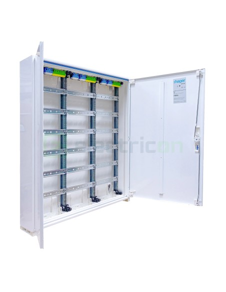 Tablou electric metalic - siguranțe - 216M (6x36) aparent Hager Univers FWB63S