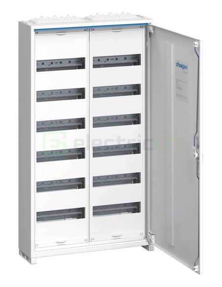 Tablou electric metalic - siguranțe - 144M (6x24) aparent Hager Univers Hager FWB62S