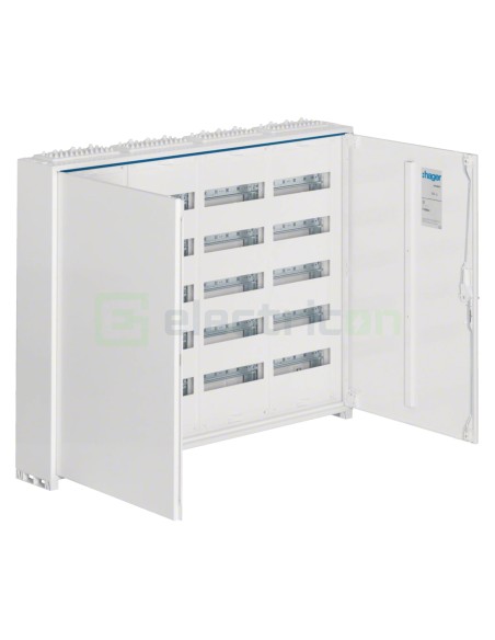 Tablou electric metalic - siguranțe - 240M (5x48) aparent Hager Univers FWB54S