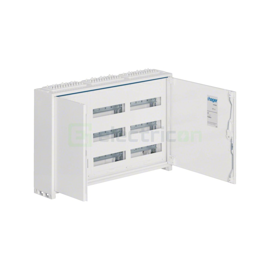 Tablou electric metalic - siguranțe - 108M (3x36) aparent Hager Univers FWB33S