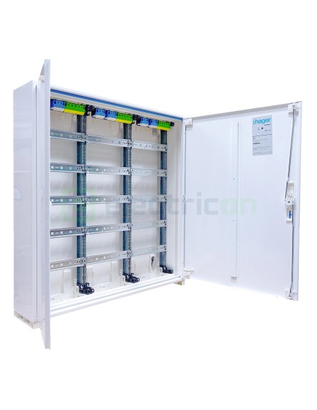Tablou electric metalic - siguranțe - 180M (5x36) aparent Hager Univers FWB53S