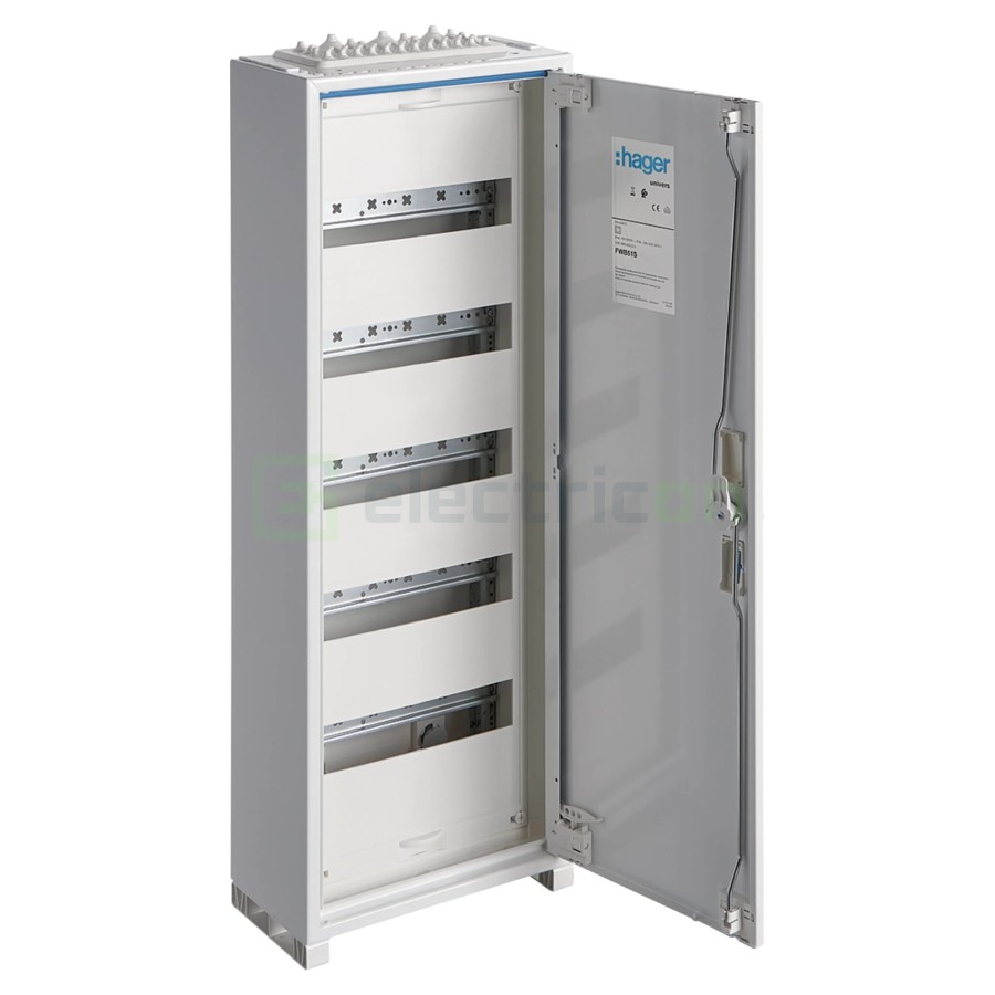 Tablou electric metalic - siguranțe - 60M (5x12) aparent Hager Univers FWB51S