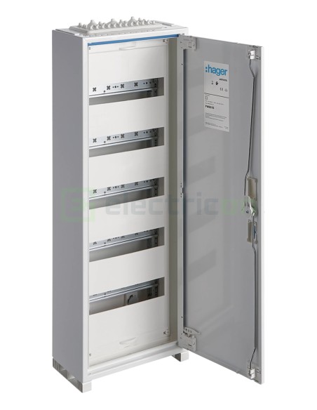 Tablou electric metalic - siguranțe - 60M (5x12) aparent Hager Univers FWB51S