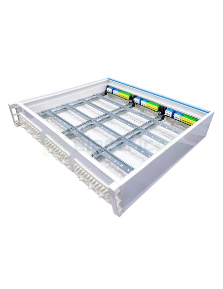 Tablou electric metalic - siguranțe - 144M (4x36) aparent Univers Hager FWB43S