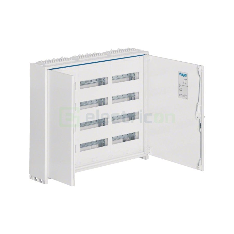 Tablou electric metalic - siguranțe - 144M (4x36) aparent Univers Hager FWB43S