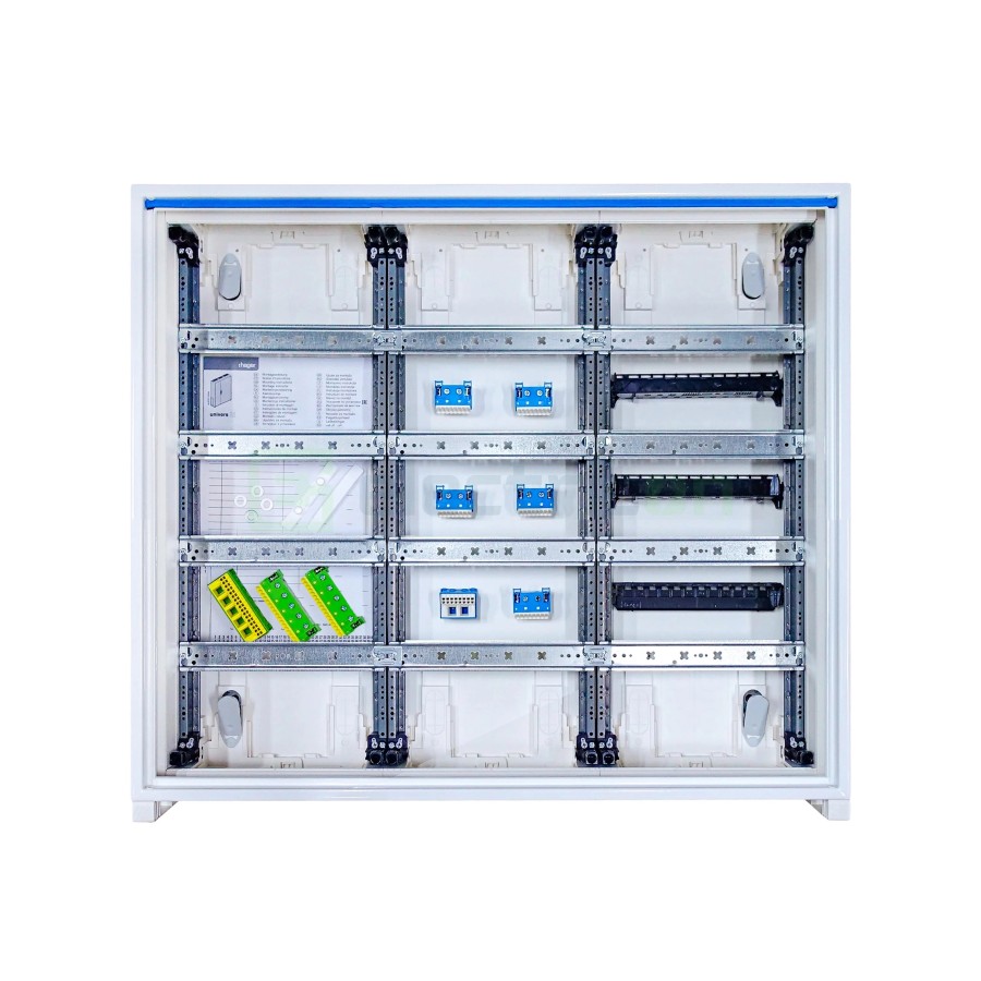 Tablou electric metalic - siguranțe - 144M (4x36) aparent Univers Hager FWB43S