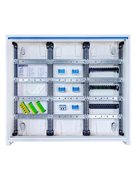 Tablou electric metalic - siguranțe - 144M (4x36) aparent Univers Hager FWB43S