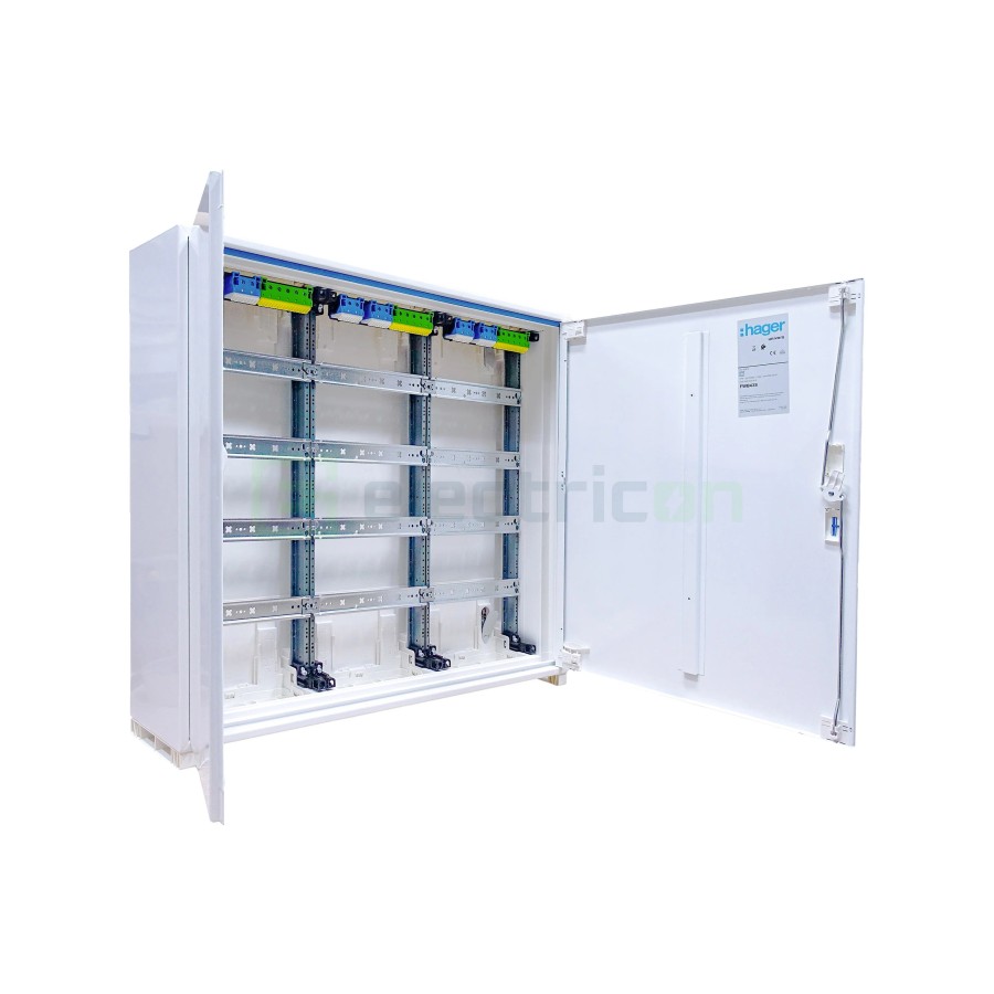 Tablou electric metalic - siguranțe - 144M (4x36) aparent Univers Hager FWB43S