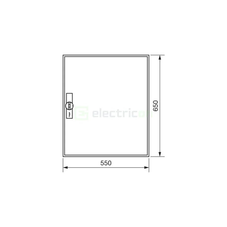 Tablou electric metalic - siguranțe - 96M (4x24) aparent Hager Univers FWB42S