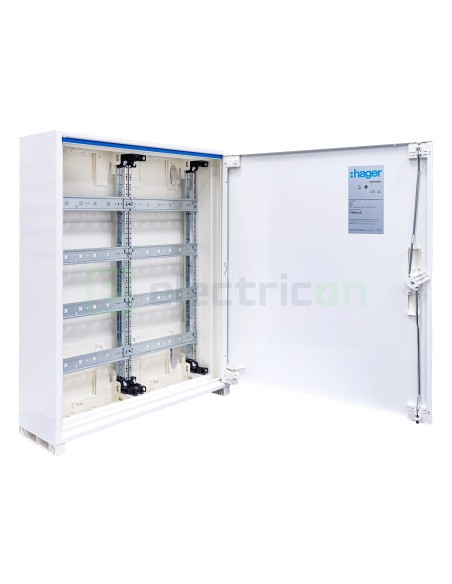 Tablou electric metalic - siguranțe - 96M (4x24) aparent Hager Univers FWB42S