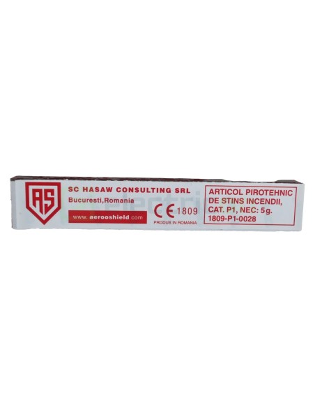 Pastilă stingere incendiu cu aerosoli pentru tablou electric - capacitate 0.1mc - Aeroo Shield AS01